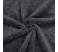 BENECREAT Tissu en Fausse Fourrure Grise à Poils Courts de 500 x 1800mm Tissu en Fourrure Artisanale Prédécoupé Patchs de Fourrure Hirsute pour L'Artisanat D'Halloween et Décorations