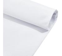 BENECREAT Tissu en Polyester pour Point de Croix 18CT Toile Aida Blanche pour Broderie au Point de Croix 1x1.5 m Couture à la Main Artisanat Bricolage