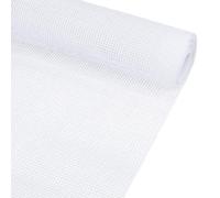 BENECREAT Toile à Broder 9 CT Toile Aïda Blanche Basique Essentielle de 100x30cm pour Broderie Fil à Tricoter et Laine Tissu à Broder