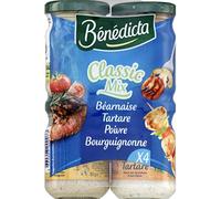 Bénédicta - Assortiment De Sauces, Béarnaise, Tartare, Cocktail Et Bourguignonne - 330G - Prix Unitaire - Livraison Gratuit En France Métropolitaine Sous 3 Jours Ouverts