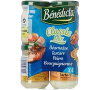 Benedicta Classic mix 4 Sauces Béarnaise, Tartare, Poivre, Bourguignonne 4 x 80 g