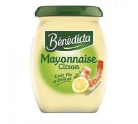 BENEDICTA - Mayonnaise Citron 255G - Lot De 4 - livraison offerte