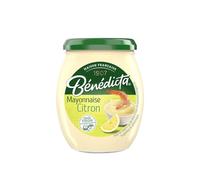 BENEDICTA - Mayonnaise Gourmande au Citron, Bocal 255G - Lot de 4