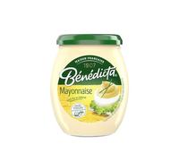 Benedicta - Mayonnaise Nature, L'Essentiel En Pot Savoureuse, 255g - Lot De 4
