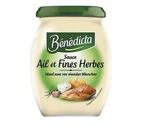 BÉNÉDICTA - Sauce Ail Et Fines Herbes 260G - Lot De 4 - Vendu Par Lot