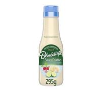 BENEDICTA - Sauce Crudités Nature Légère, Saveur Authentique et Onctueuse, Flacon Verre 295G - Lot de 4