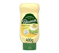 BENEDICTA - Sauce Mayonnaise Nature - Goût Fin et Délicat · Sans Conservateur · Sans Colorant Artificiel · Oeufs de Poules Elevées en Plein Air - Le Flacon de 400g - Le Lot De 4