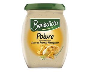 Bénédicta Sauce Poivre Bocal 3X260G - Vendu Par Pièce - Livraison Gratuit En France