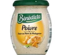 Bénédicta - Sauce Poivre De Madagascar - Le Pot De 260G - Prix Unitaire - Livraison Gratuit En France Métropolitaine Sous 3 Jours Ouverts