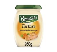 BENEDICTA - Sauce Tartare Bocal 260G - Lot De 4 - Vendu Par Lot