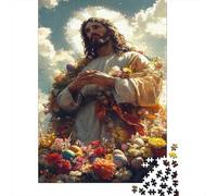 Bénédiction de Jésus de Pâques Puzzle 1000 Pièces Adultes intéressant Puzzles 1000 Pièce Défi Jouet Cadeau 38x26cm/1000pcs