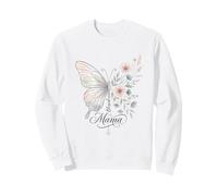 Bénédiction Mama Beau Papillon Fête des Mères Chréti Sweatshirt