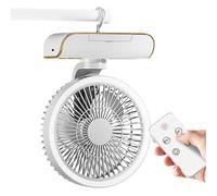 Bénéficiant d'une pièce calme, de ventilateurs de table du circulateur d'air - Bureau de charge USB qui dort ventilateur silencieux, Swings à gauche et à droite, 5 vitesses, éclairage à 2 vitesses