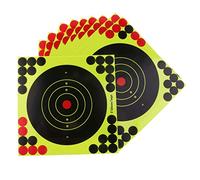 Benefischl 50 PiiCes SSRies/Ensemble Cibles de Chasse 8X8 Pouces -AdhhSif, Autocollant Claboussures de Papier RRActif Cibles Autocollants