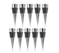 Benefischl Lot de 10 bouchons de vin décoratifs réutilisables pour bouteilles de vin - Pour fête, mariage, KKChe, bar,