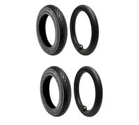 Benefischl Lot de 2 pneus intérieurs et extérieurs 57-203 pour fauteuils roulants électriques, pneus pneumatiques 62-203, installation facile