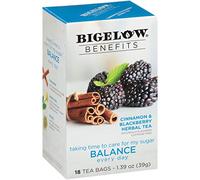 Benefits Balance Cinnamon and Blackberry Herbal Tea, Caffeine Free, 18 Count (Pack of 6), 108 Total Tea Bags Benefits Balance Cinnamon and Blackberry Herbal Tea, Caffeine Free, 18 Count (Pack of 6), 108 Total Tea Bags