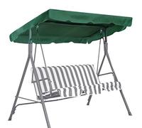 BenefitUSA Canopy Only Housse de Rechange pour balancelle de terrasse d'extérieur pour Meubles de siège (185,4 x 132,1 cm, Vert)