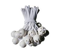 BenefitUSA R1 Lot de 50 Sangles élastiques pour Tente de fête Blanc 15,2 cm