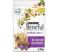 Beneful Glückliche Jahre 7+ Senior Nourriture sèche pour Chien avec Poulet et légumes du Jardin, Lot de 4 (4 x 2,8 kg)