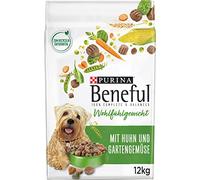 Beneful Nourriture sèche pour Chien - avec Poulet et légumes du Jardin - 1 Paquet (1 x 12 kg)