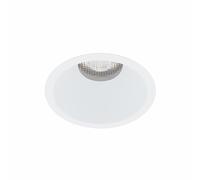 BENEITO FAURE Meuble spot rond à encastrer LUK 1 x GU10 en aluminium, couleur blanche