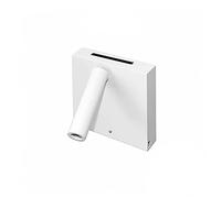 Beneito Faure SWEET Lampe murale 4 W LED USB x 2 et recharge à induction pour téléphone - Blanc