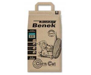 BENEK Litière Super Maïs pour chats Brise de Mer 7 l