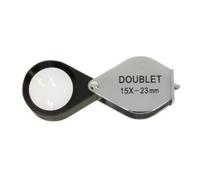 Benel Optics loupe de poche doublet 15x23mm pour bijoutier et inspection de précision