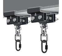 BeneLabel 9.4-17cm I Beam Crochets de Sac de Frappe, 2pcs Cintre de Sac Frapp Ensemble de Support de Montage Matériel de Suspension à Double Pince pour l'entraînement Boxe Muay Thai, Jusqu’à 900lb