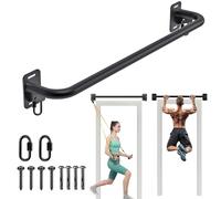 BeneLabel Barre de Traction, Pull Up Bar Barre de Traction Murale, Equipement de Traction pour Salle de Sport à Domicile pour Adultes/Adolescents avec Mousqueton et Matériel, 96cm/500lbs