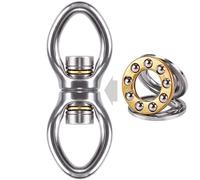 BeneLabel Hamac Pivotant, Pivot pour Balançoire avec 2 Roulement Accessoire de Suspension pour Danse AéRienne, BalançOire en Forme d'arbre, BalançOire pour Enfants, Hamac Suspendu, Capacité 800lbs