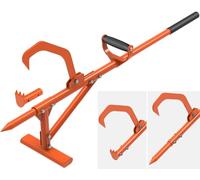 BeneLabel Levier Forestier, Timberjack Rouleau à Bûches Cric à Bûches 4en1 Accessoires pour Fendeuses à Bois pour Saisir, Déplacer et Serrer avec Poignée Antidérapante, 114-128cm