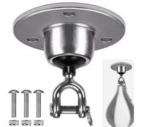 BeneLabel Speed Bag Pivotant en acier inoxydable avec rotation à 360 ° - Pivotant de boxe pour sac de frappe - Installation facile sur support de sac de frappe suspendu