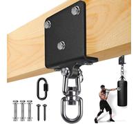 BeneLabel Support de Sac de Frappe, Fixation Poutre pour Sac de Boxe Suspension Crochet Lourd 360 Rotation Mousqueton Pivotant pour Accélérer l'exercice Entraînement Muay Thai Balançoire Hamac,1000lbs