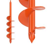 Benelabel Tarière Jardin pour Mèche, 61x10cm Manuelle Outil Plantation Creuser de Trous Terre Sol Bulbes Arbre Spirale pour Faire Rapidement Trou Planter des Fleurs Arbustes, Convient L'Hexagone 10mm