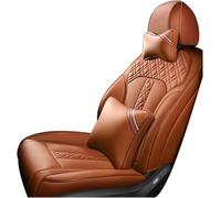 BENELKZAFA Housses Siège Voiture Avant pour Qashqai J10 J11 pour Juke pour Tiida pour X-Trail T31 T32 pour Teana J32 Coussin Siège Voiture Ensemble Personnalisé Housse(Marron,Deluxe Edition)