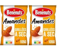 Benenuts Amandes Grillées à Sec 105 g (Lot de 2)
