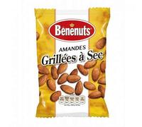 BÉNÉNUTS - Amandes Grillees A Sec 105G - Lot De 4 - livraison offerte