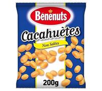 BÉNÉNUTS - Cacahuetes Grillées Non Salées 200G - Lot De 4 - Vendu Par Lot