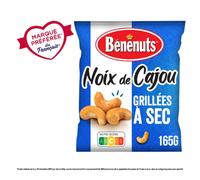 BENENUTS noix cajou grillé sec 165g