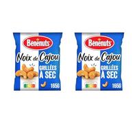 Bénénuts Noix de Cajou Grillées à Sec, 165g (Lot de 2)