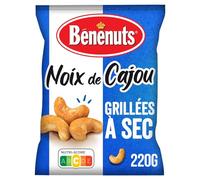 BENENUTS Noix de Cajou Grillées à Sec 220g