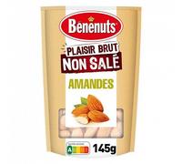 BENENUTS - Plaisir Brut Amandes Non Salé 145G - Trois Articles