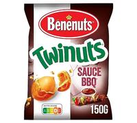 BENENUTS Twinuts Cacahuètes Enrobées Saveur Sauce Barbecue 150g