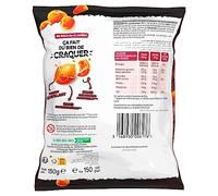 BENENUTS TWINUTS - Sachet Apéritif Salé, Saveur Barbecue Fumée et Grillée, Mélange Croustillant de Cacahuètes, 150G - Lot De 4