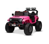Beneo Motors 4x4² Voiture électrique Enfants 2 Places OFFRIDE, Rose, Lecteur MP3/USB/AUX, Transmission 4 Moteurs 55W 24V, Batterie au Lithium, véhicule électrique avec télécommande 2,4 GHz, 3 à 8 Ans