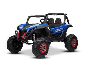 Beneo Motors 4x4 Voiture électrique Enfants Buggy 24V 2 Places Neuf RSX, Bleu, véhicule électrique avec télécommande 2.4Ghz pour 3-8 Ans, Batterie Lithium, 4x45W, MP3/USB/AUX, LED Avant et arrière