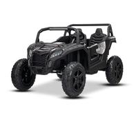 Beneo Motors Voiture électrique Enfants 24V 2 Places UTV XXL véhicule, Rose avec Moteur différentiel, Roues Caoutchouc gonflables, Frein à Disque, suspensions, Volant réglable, Bluetooth & MP3/USB/SD