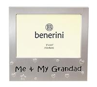 benerini Me & My Grandad ' - Photo Picture Frame Gift - 5 x 3.5